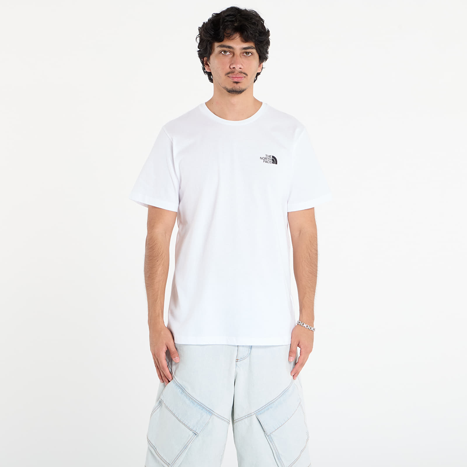 Men's T-shirts The North Face M Mountain Sketch Ss Tee TNF White