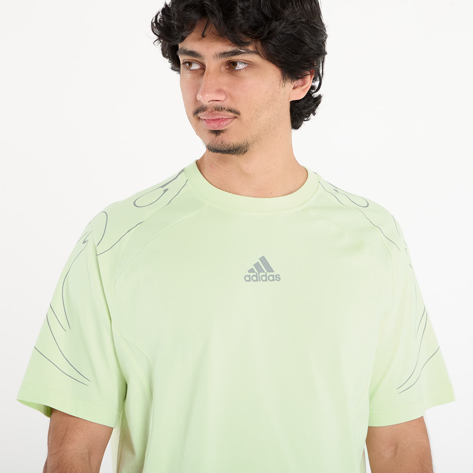 Men's T-shirts adidas Adilenium Season 4 Teamgeist Graphic T-Shirt Almost Lime