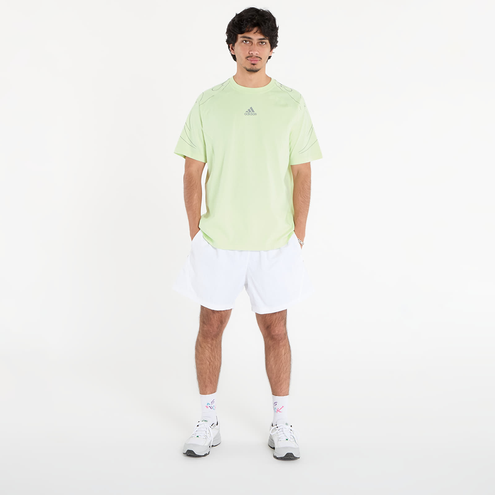 Men's T-shirts adidas Adilenium Season 4 Teamgeist Graphic T-Shirt Almost Lime