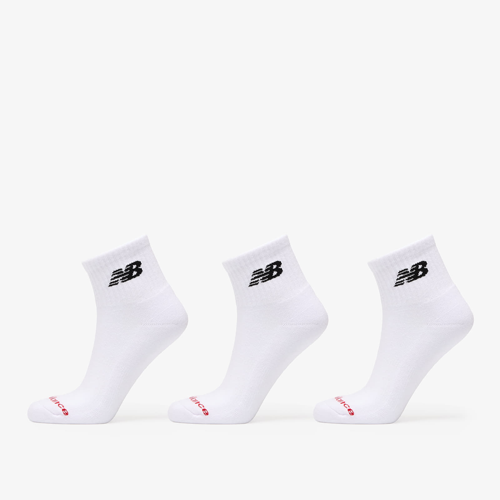 Men's socks New Balance Everyday Ankle Socks 3-Pack White