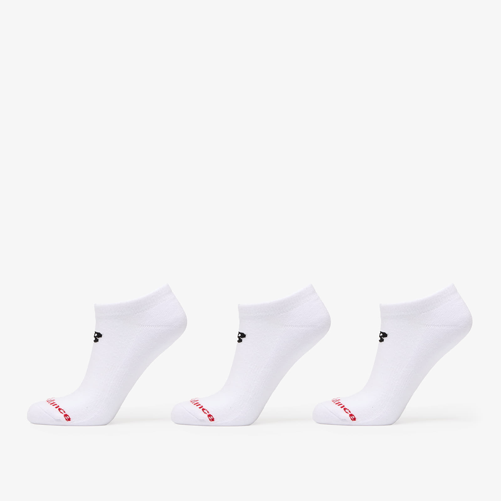 New Balance Everyday No Show Socks 3-Pack White S