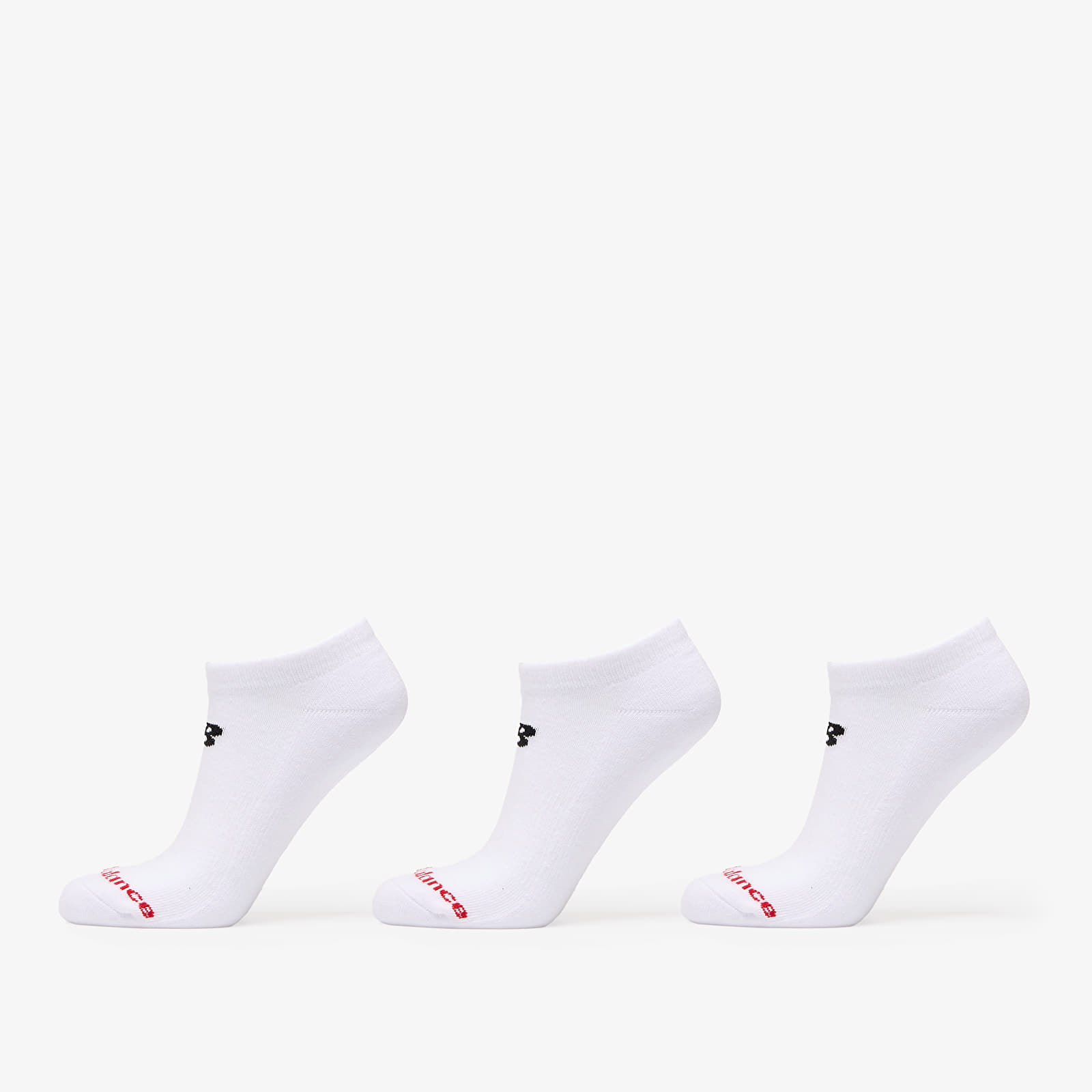 Men's socks New Balance Everyday No Show Socks 3-Pack White