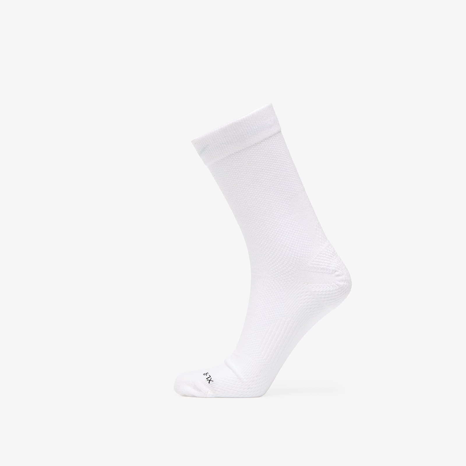 Nike Lightweight Running Crew Sock White/ Black/ Pure Platinum XL