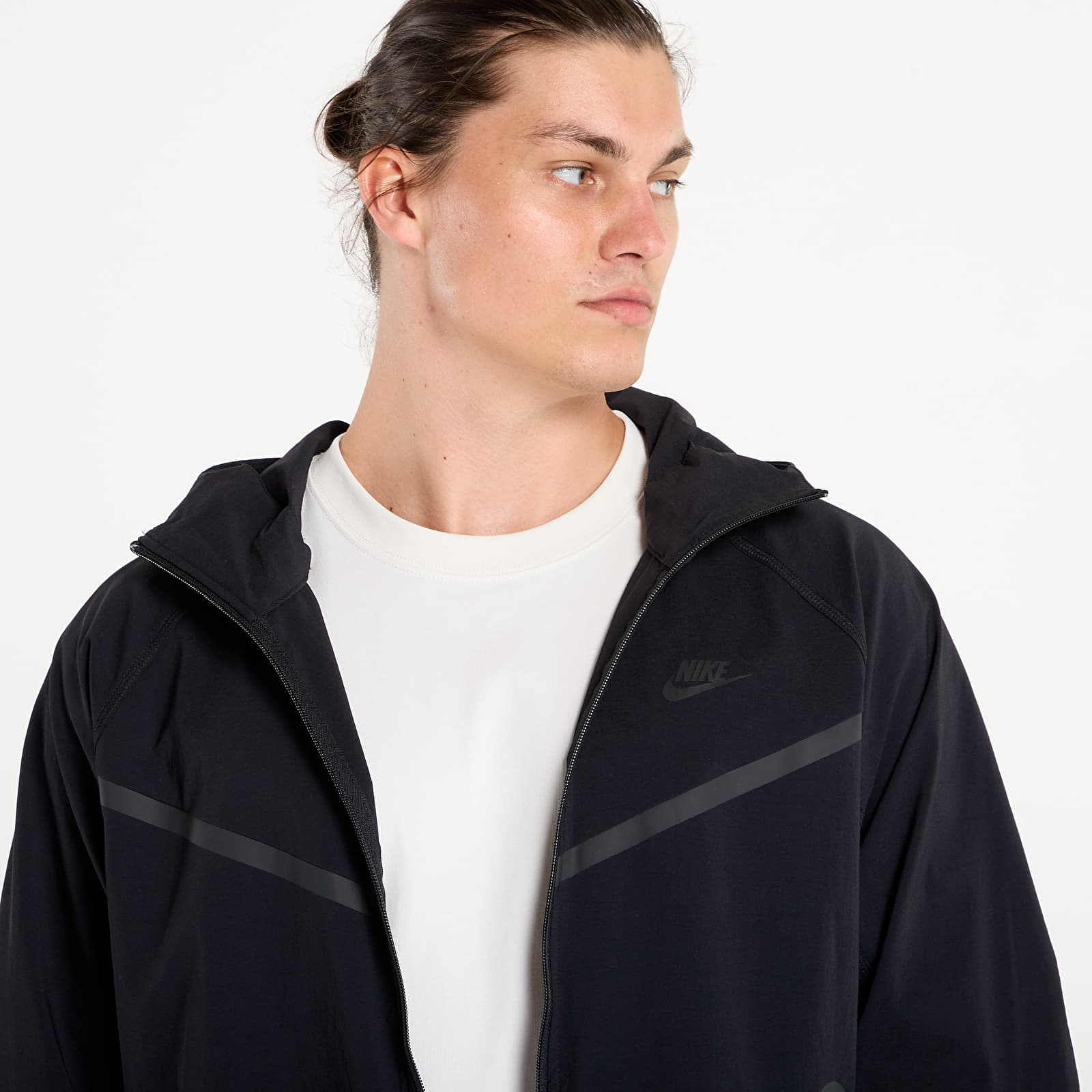 Men's jackets Nike Tech Men's Woven Jacket Black/ Black/ Black
