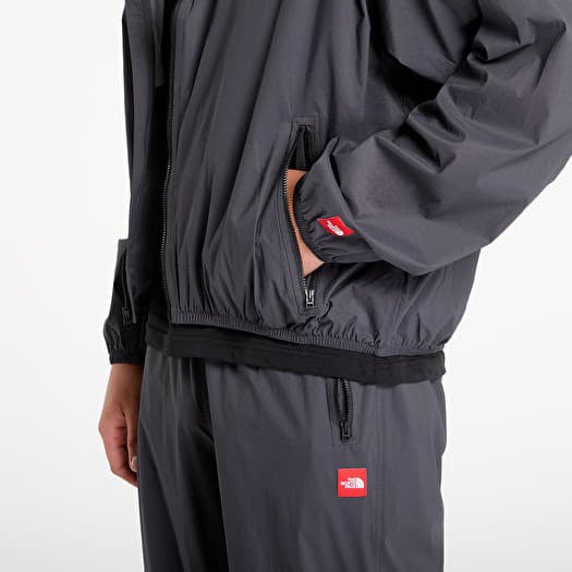 The North Face M Redbox Packable Hooded Wind Jacket Obsidian | Queens