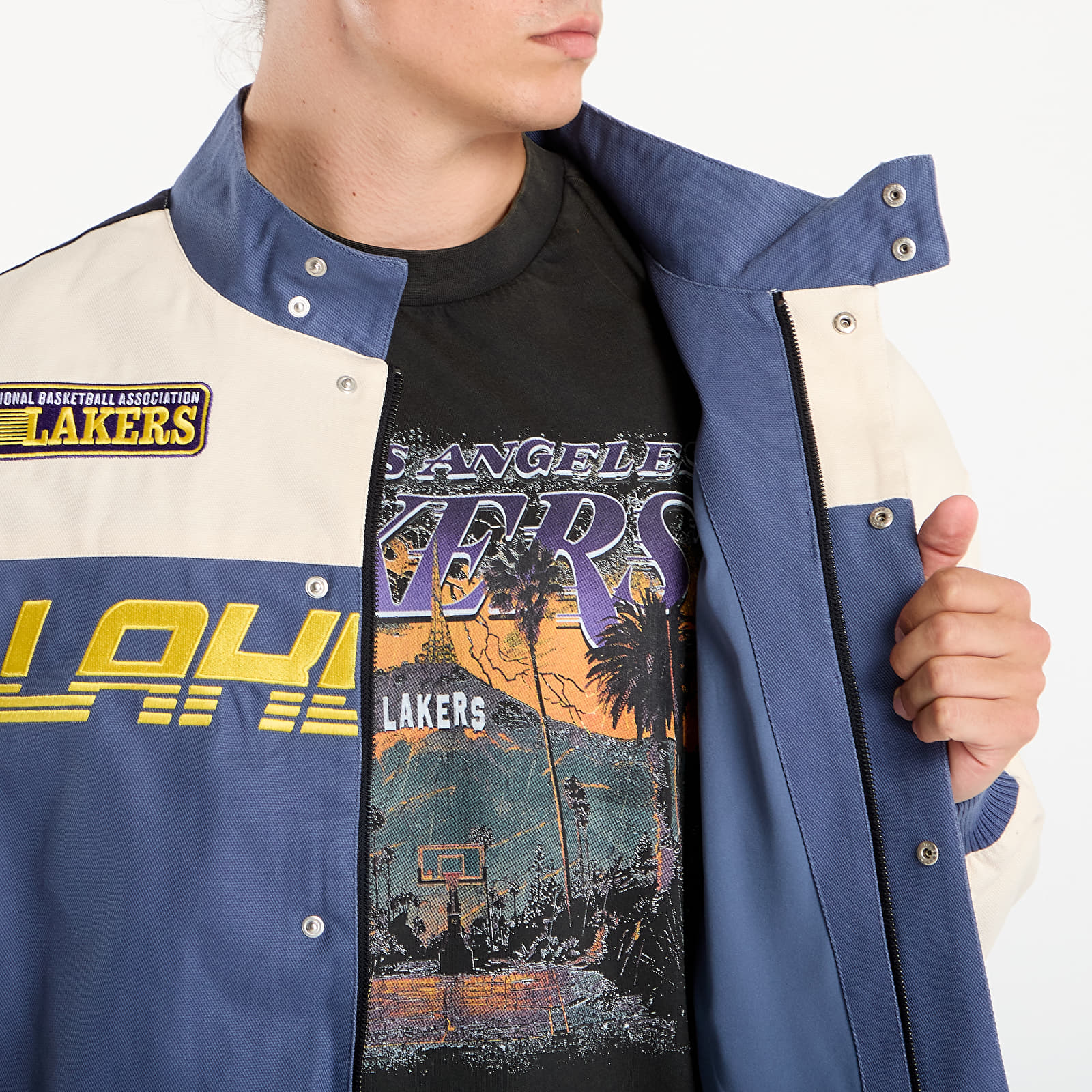Men's jackets New Era NBA Motorsport Los Angeles Lakers UNISEX Min
