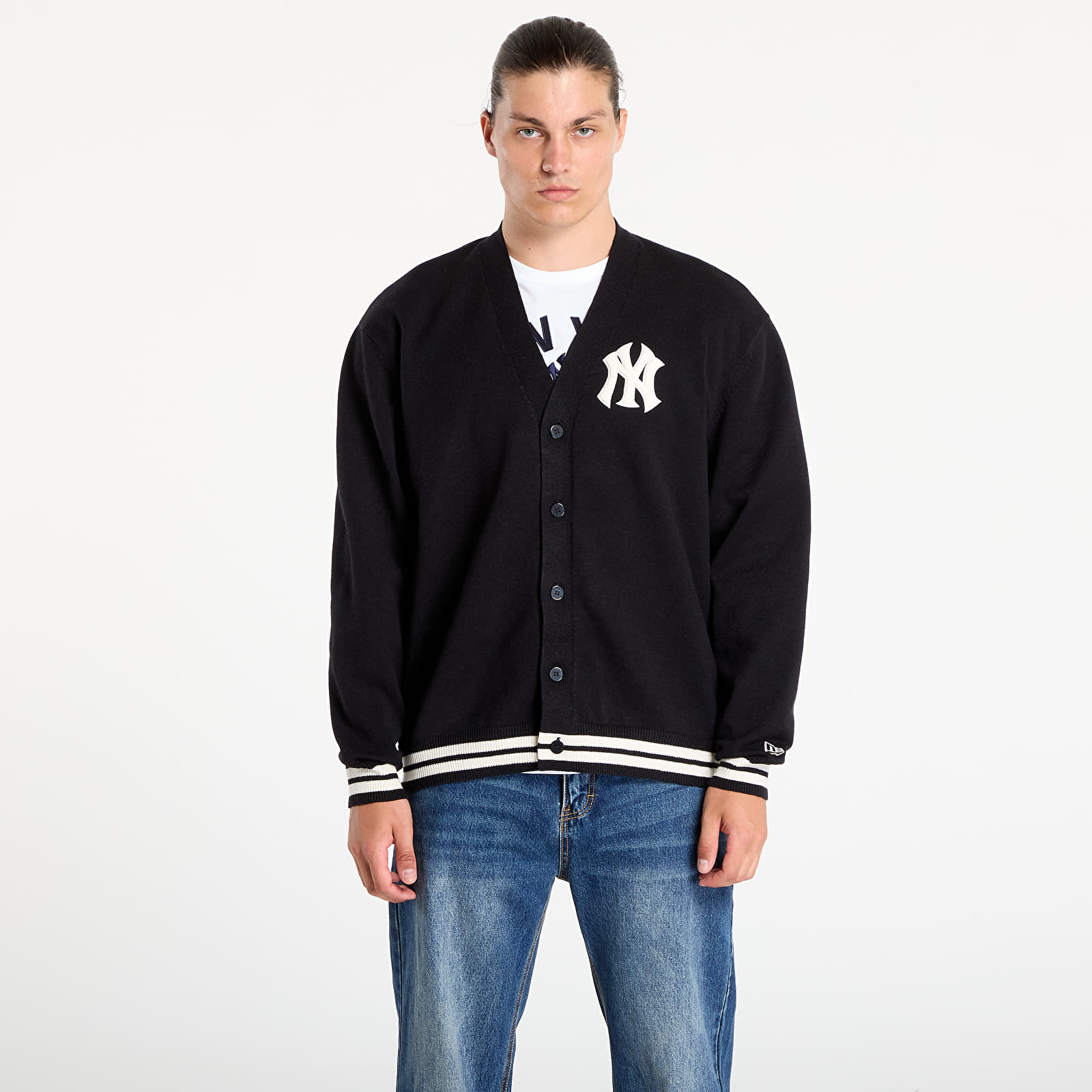 Men's sweaters New Era MLB Knit Cardigan New York Yankees UNISEX Black