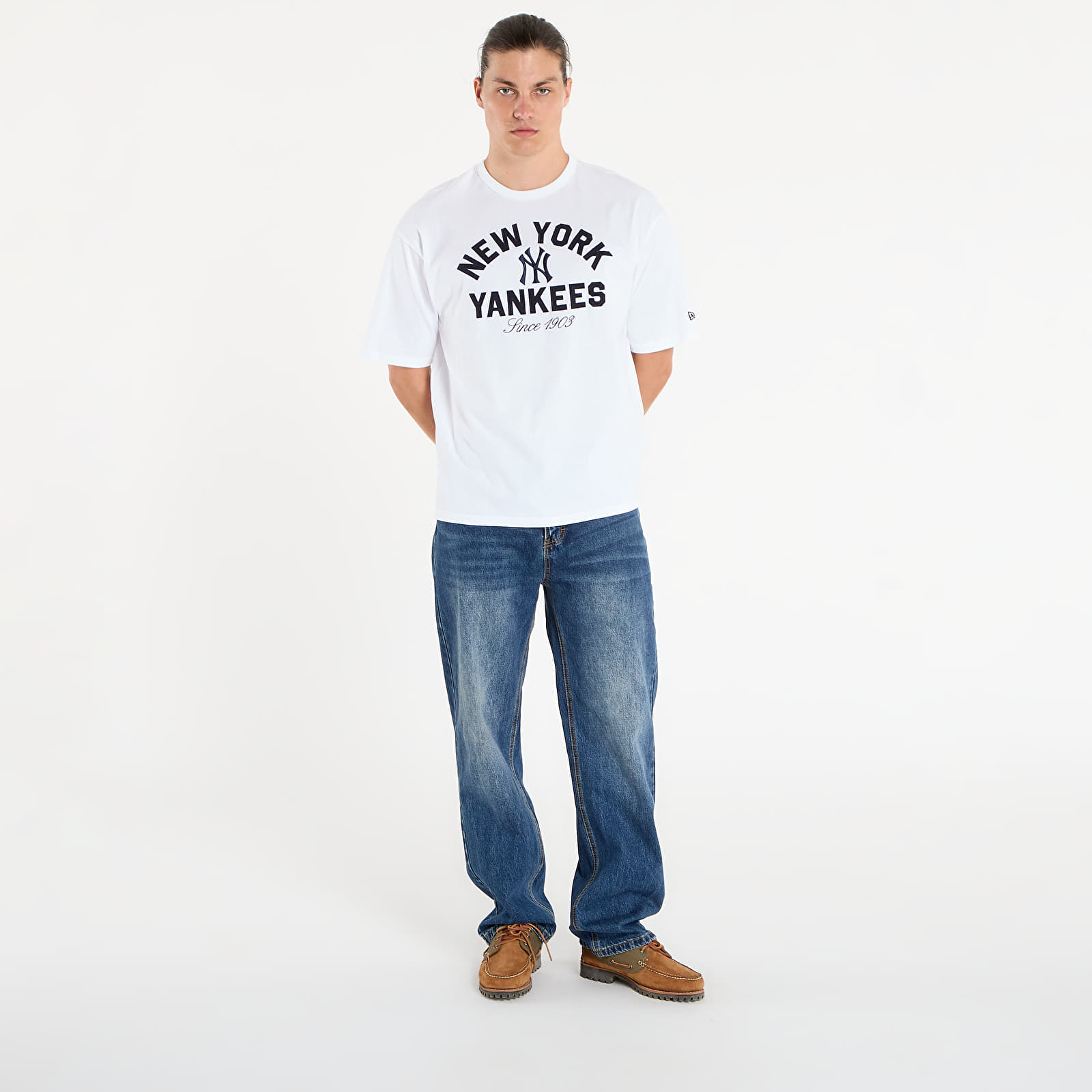 Men's T-shirts New Era MLB Heritage New York Yankees UNISEX White