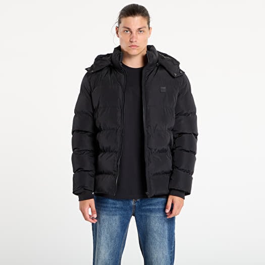 Jacket Urban Classics Hooded Puffer Jacket Black