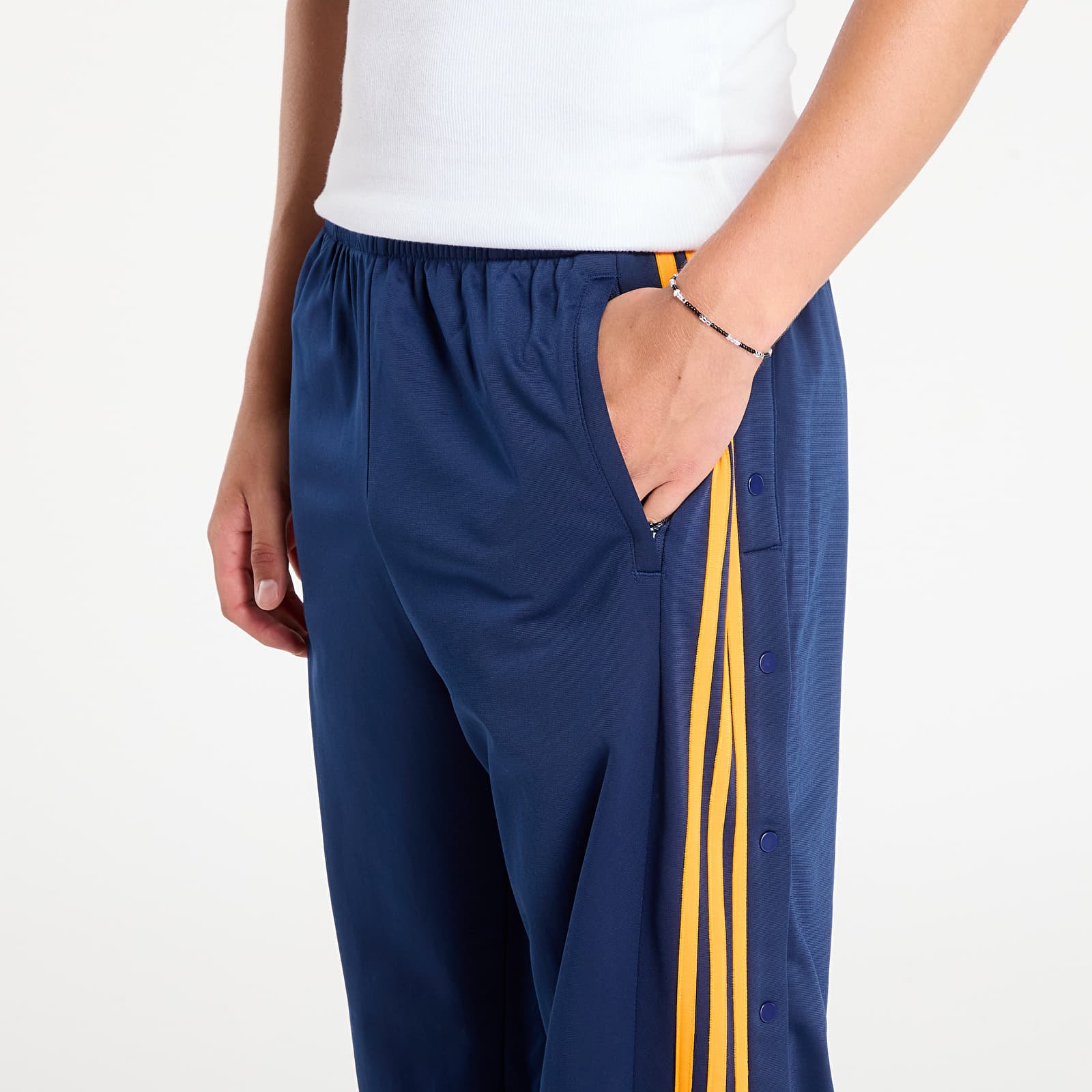 Miesten collegehousut adidas Originals Adibreak Tracksuit Bottoms Night Indigo/ Crew Orange