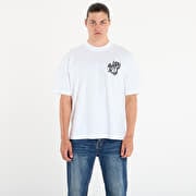 AllSaints Orlando Logo Print Oversized T-Shirt Ashen White