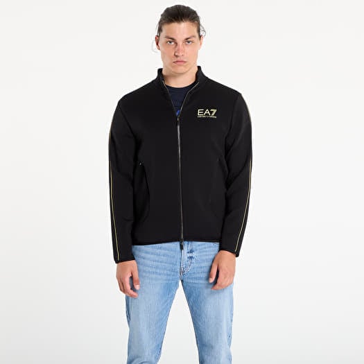 Sweatshirt EA7 Emporio Armani Train Gold Label M T-Top Fz Vi Black