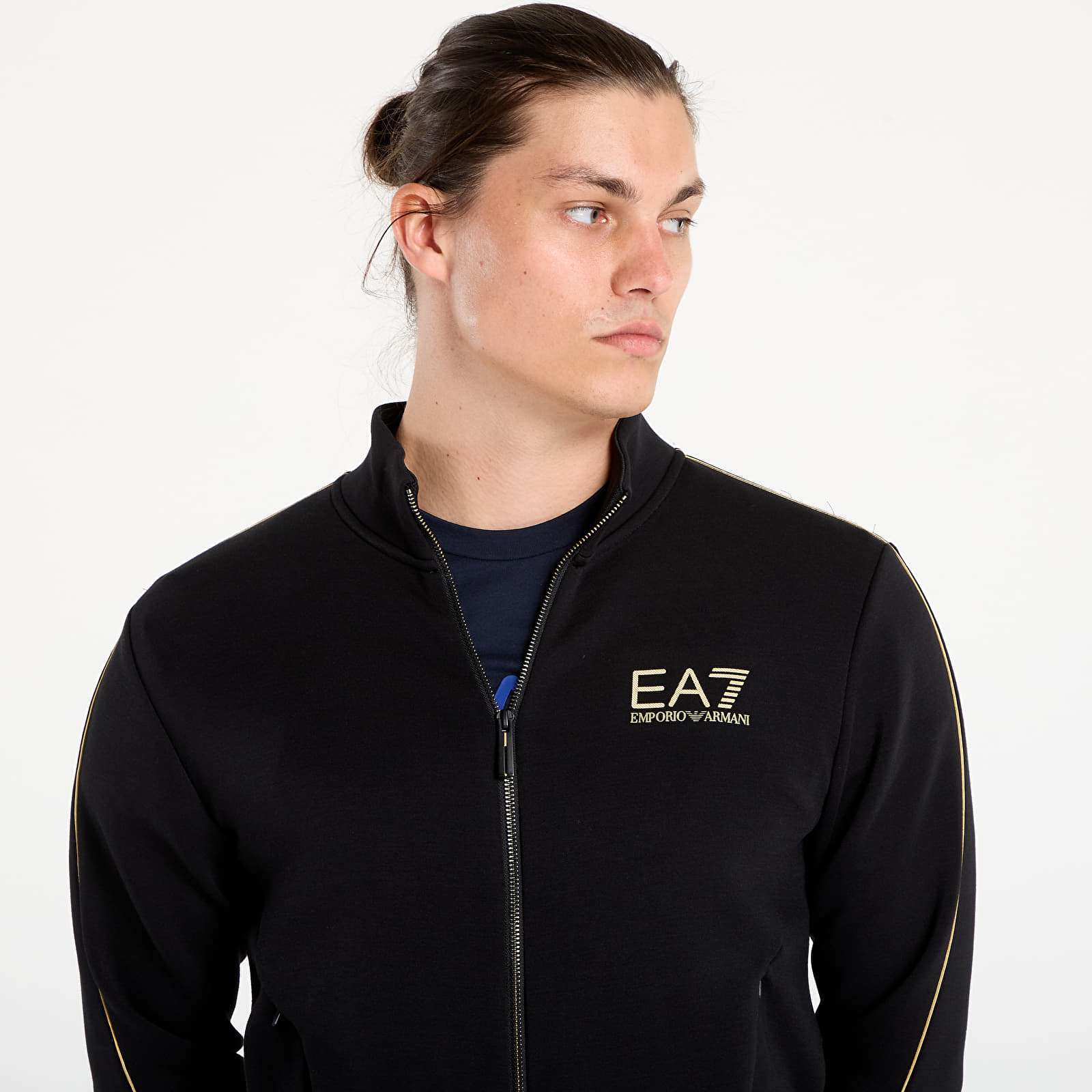 Hoodies and sweatshirts EA7 Emporio Armani Train Gold Label M T-Top Fz Vi Black