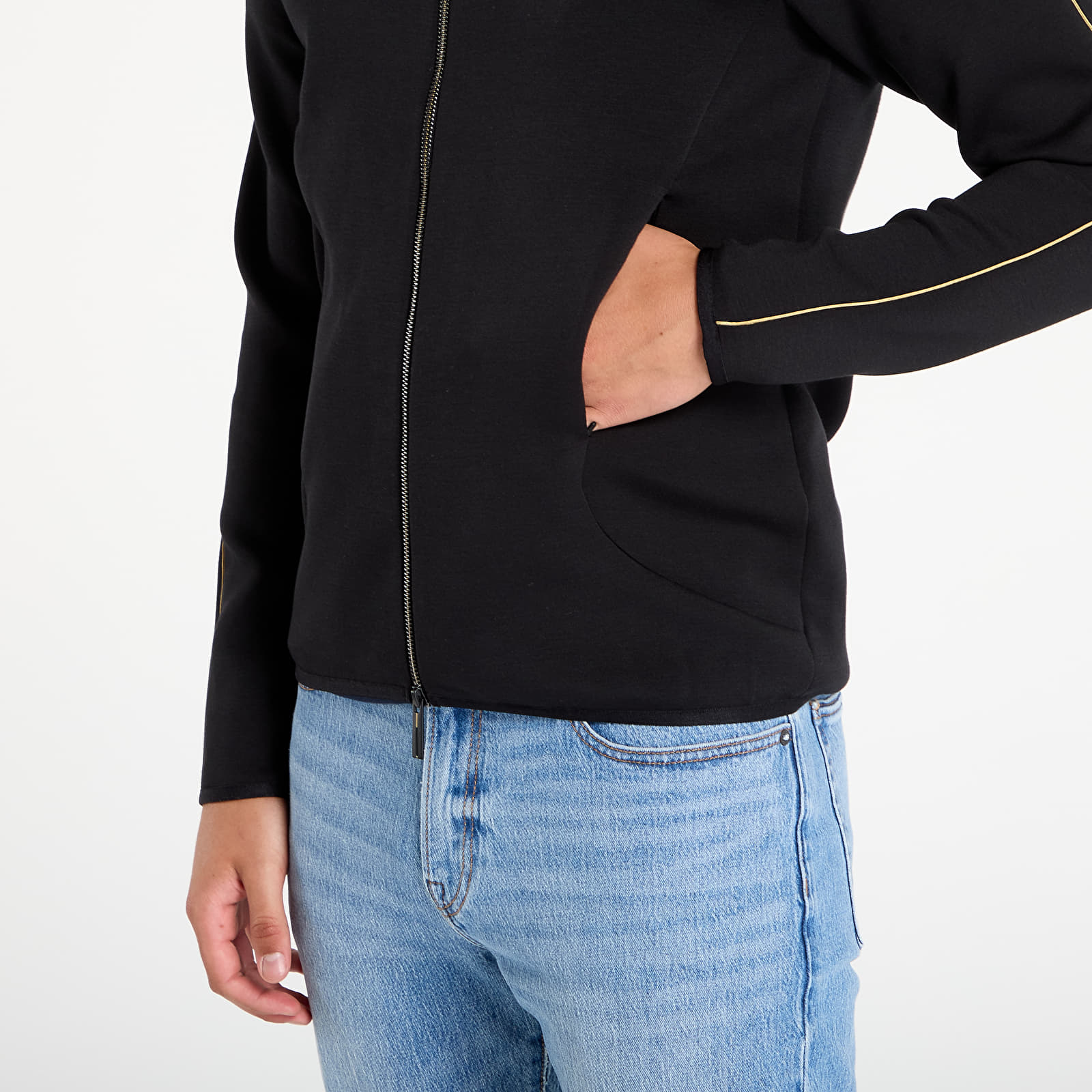 Hoodies and sweatshirts EA7 Emporio Armani Train Gold Label M T-Top Fz Vi Black