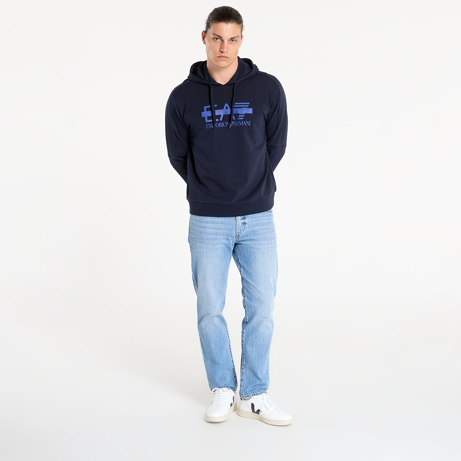Hoodies and sweatshirts  EA7 Emporio Armani Train Logo Series M Hoodie Rn Armani Blue