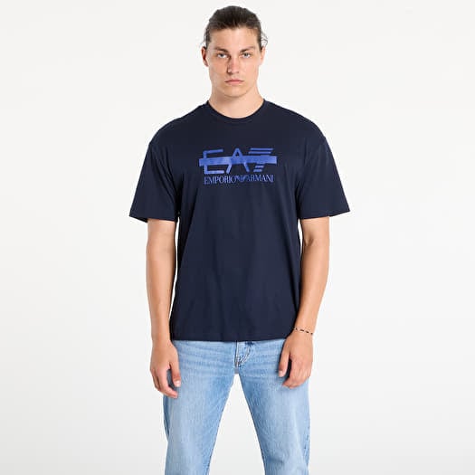 T-shirt EA7 Emporio Armani Train Logo Series M Tee Ss Log Armani Blue