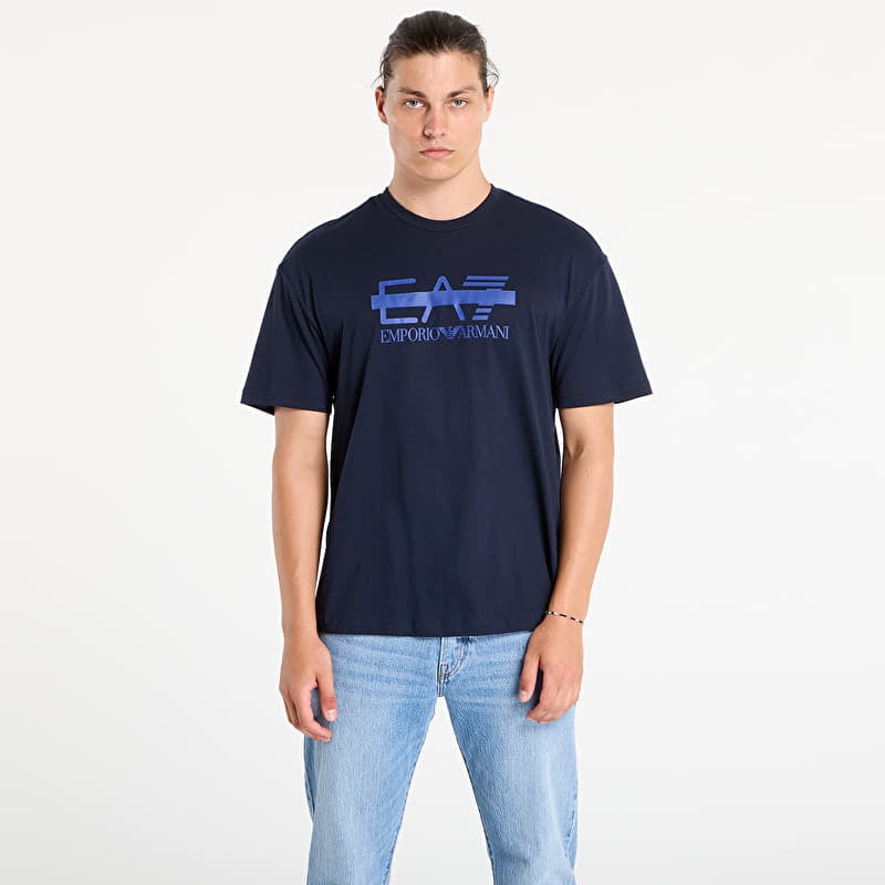 T-shirt EA7 Emporio Armani Train Logo Series M Tee Ss Log Armani Blue