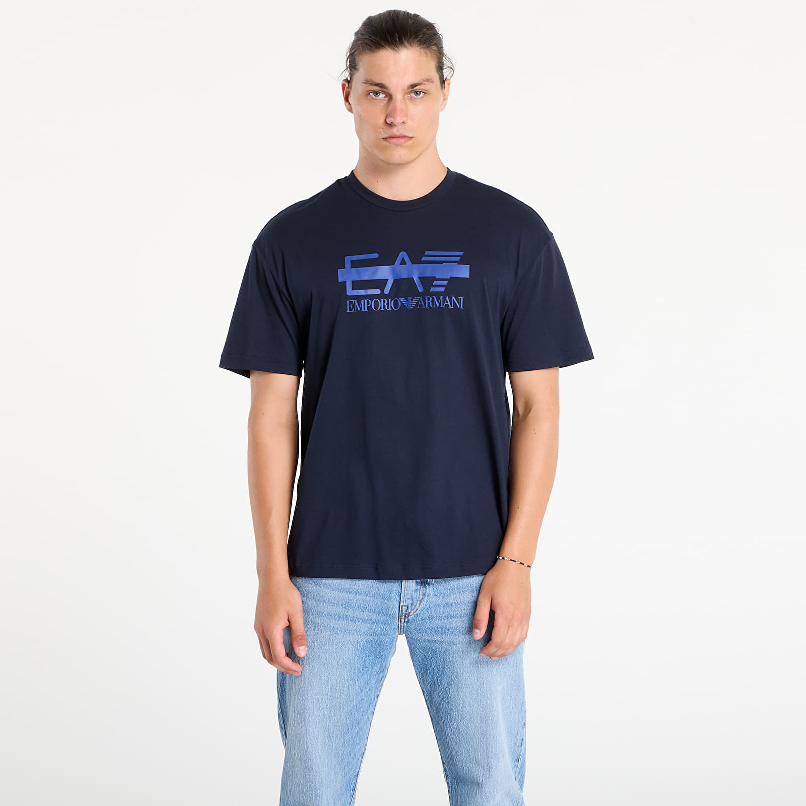 T-shirts EA7 Emporio Armani Train Logo Series M Tee Ss Log Armani Blue
