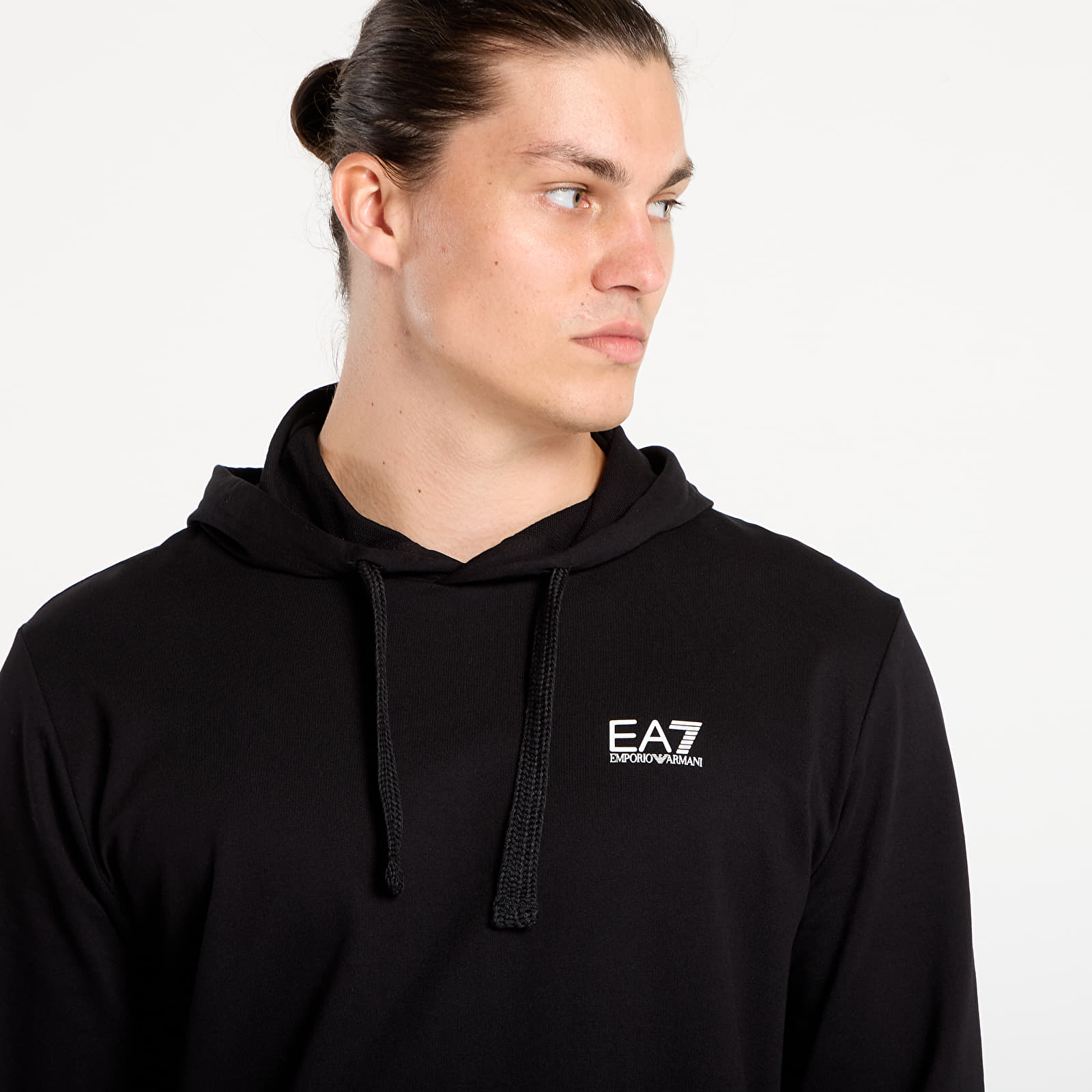 Hoodies and sweatshirts  EA7 Emporio Armani Train Logo Series M Hoodie Rn Black/White
