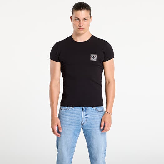 T-shirt EA7 Emporio Armani S/Sleeve Crew Neck T-Shirt Black Beauty