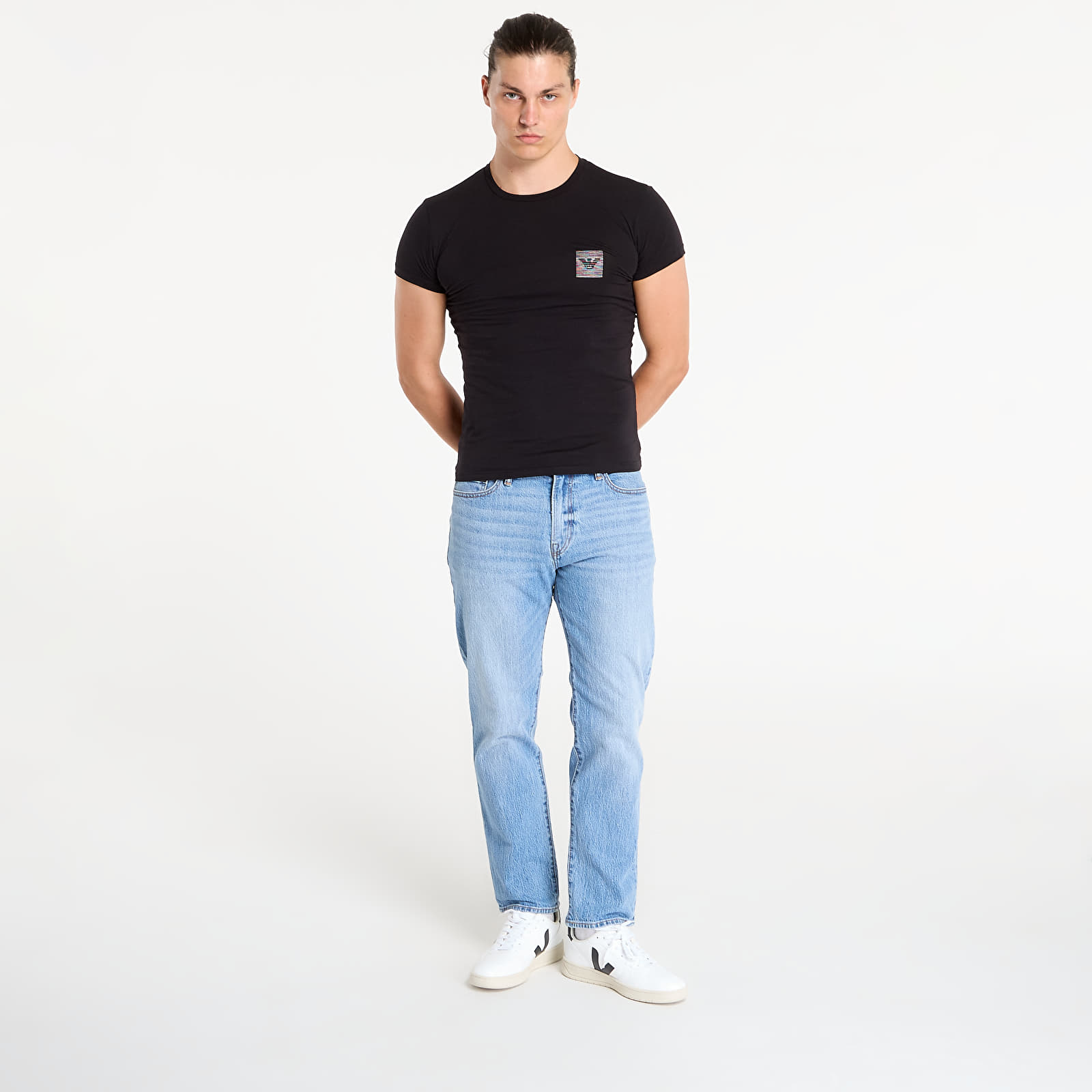 T-shirts EA7 Emporio Armani S/Sleeve Crew Neck T-Shirt Black Beauty