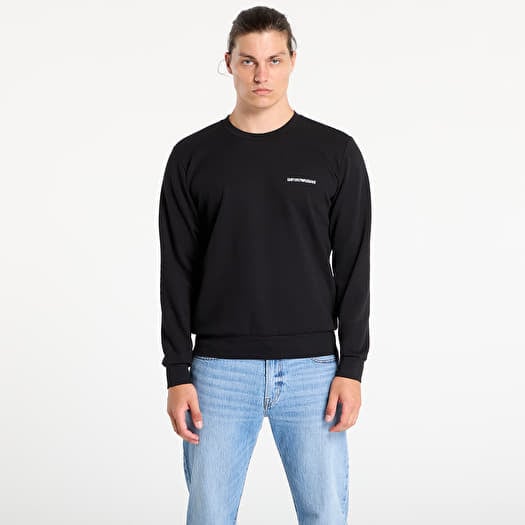 Sweatshirt EA7 Emporio Armani Crew Neck Sweatshirt Black