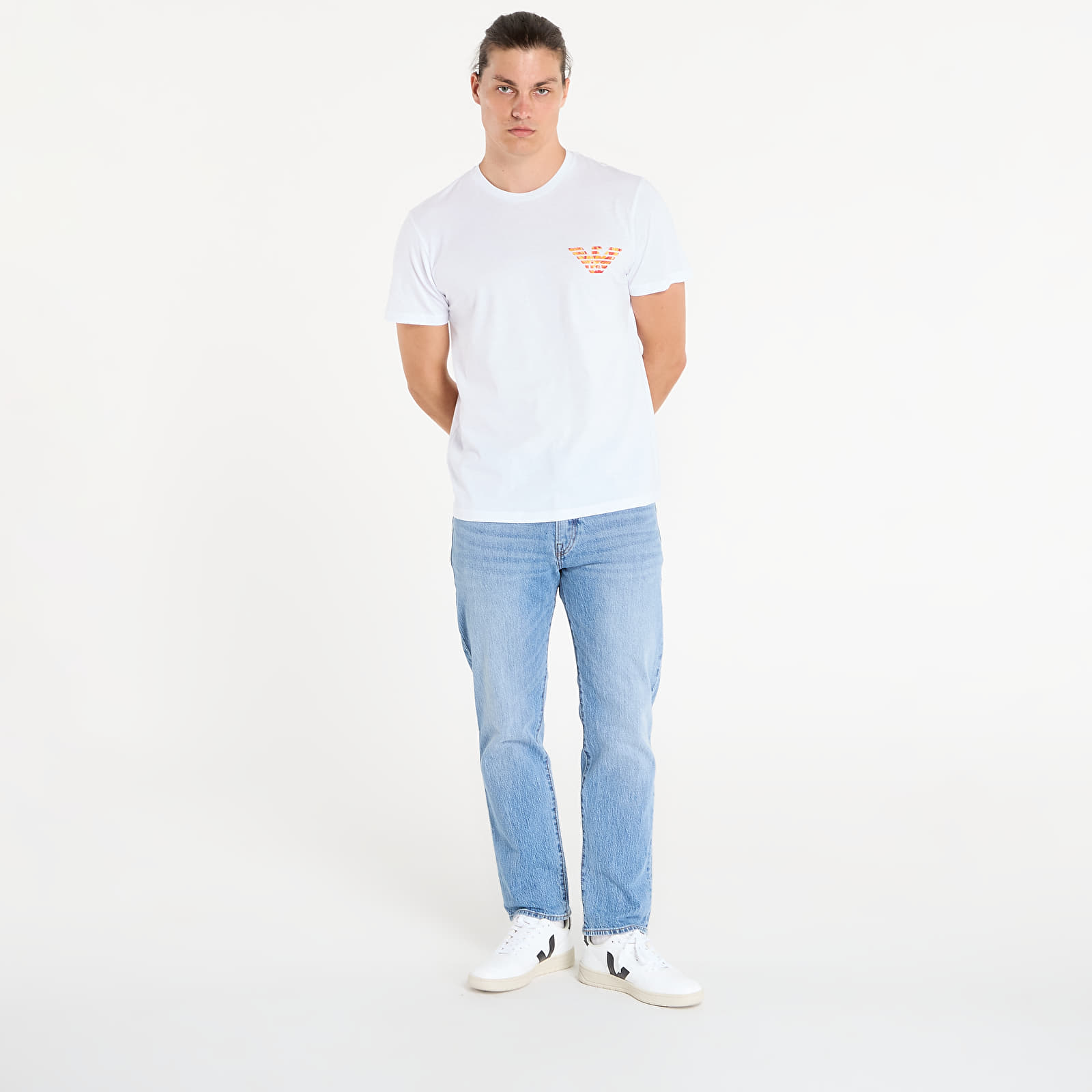 T-shirts EA7 Emporio Armani Crew Neck T-Shirt White Print Eagle