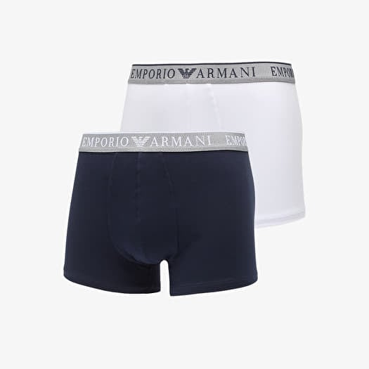 EA7 Emporio Armani Bottom Trunk 2-Pack Armani Blue/ White