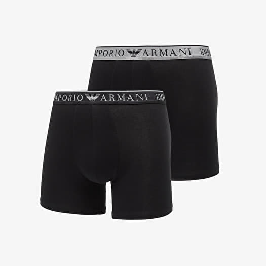 EA7 Emporio Armani Bottom Trunk 2-Pack Black/ Black