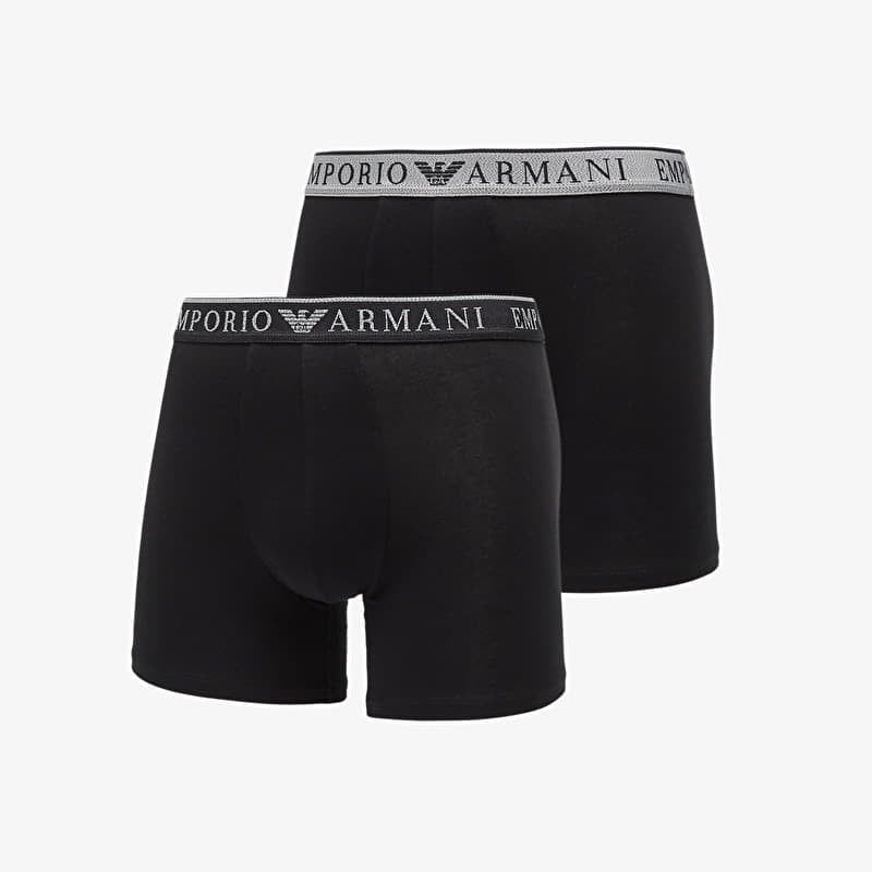 Caleçons EA7 Emporio Armani Bottom Trunk 2-Pack Black/ Black