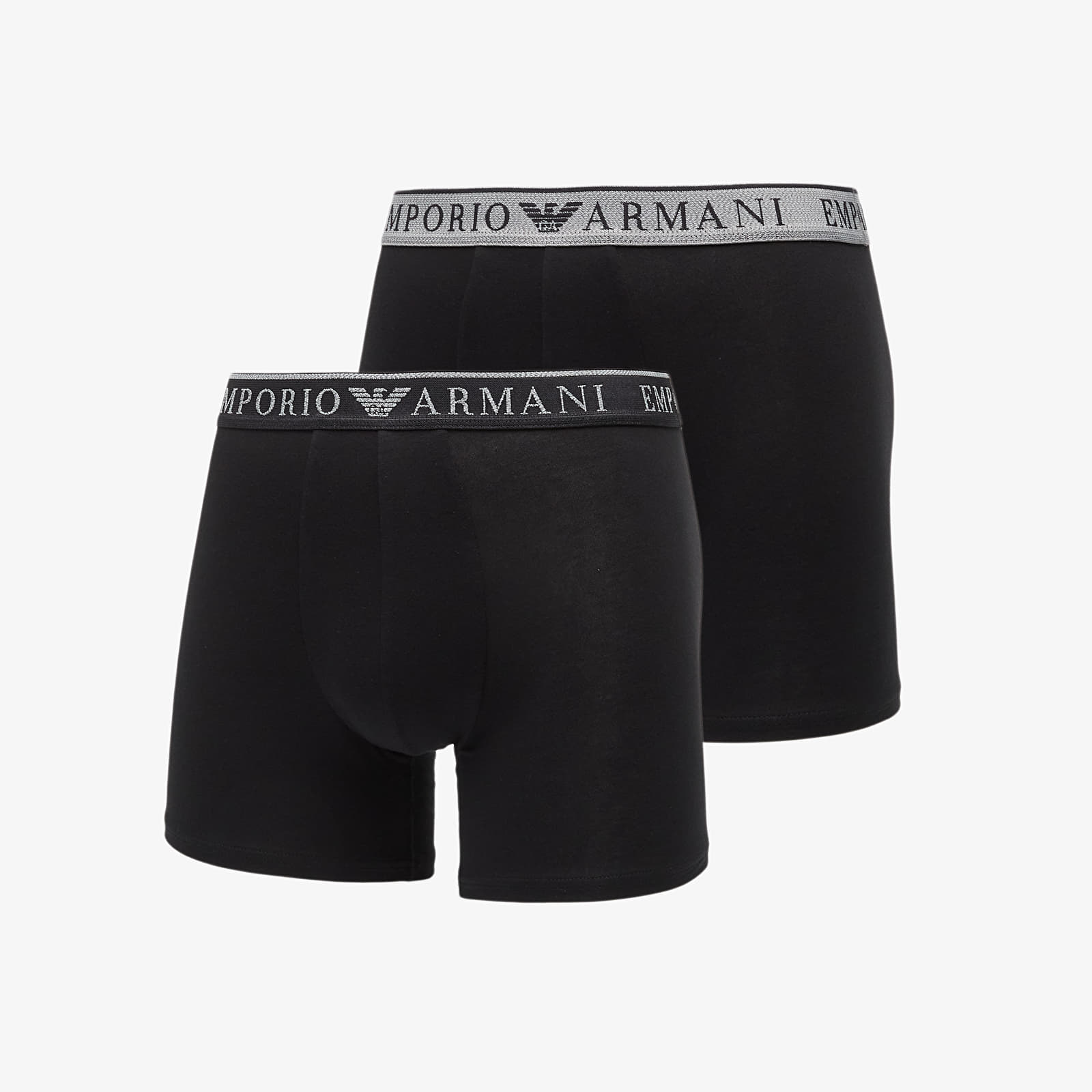 Men's boxers EA7 Emporio Armani Bottom Trunk 2-Pack Black/ Black
