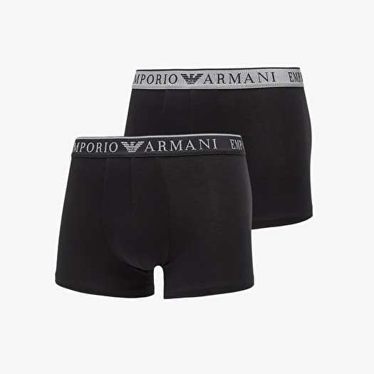 EA7 Emporio Armani Bottom Trunk 2-Pack Black/ Black