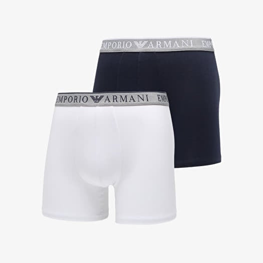 EA7 Emporio Armani Bottom Trunk 2-Pack Armani Blue/ White