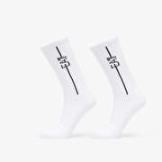 EA7 Emporio Armani Unisex Train Socks 2-Pack White/ White