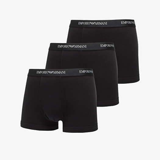 EA7 Emporio Armani Bottom Trunk 3-Pack Black/ Black/ Black
