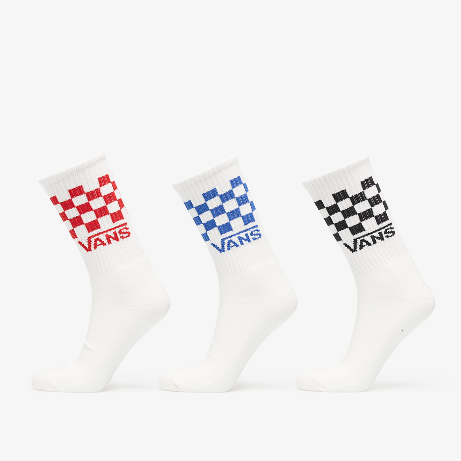 Men's socks Vans Classic Check Crew 3-Pack White