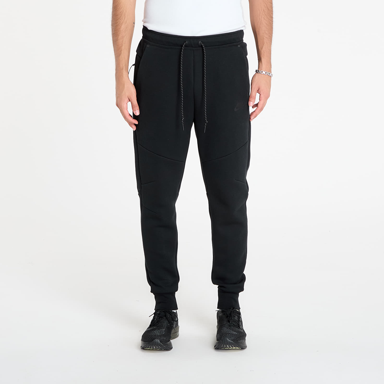 Camisolas de homem Nike Tech Men's Fleece Joggers Black/ Black