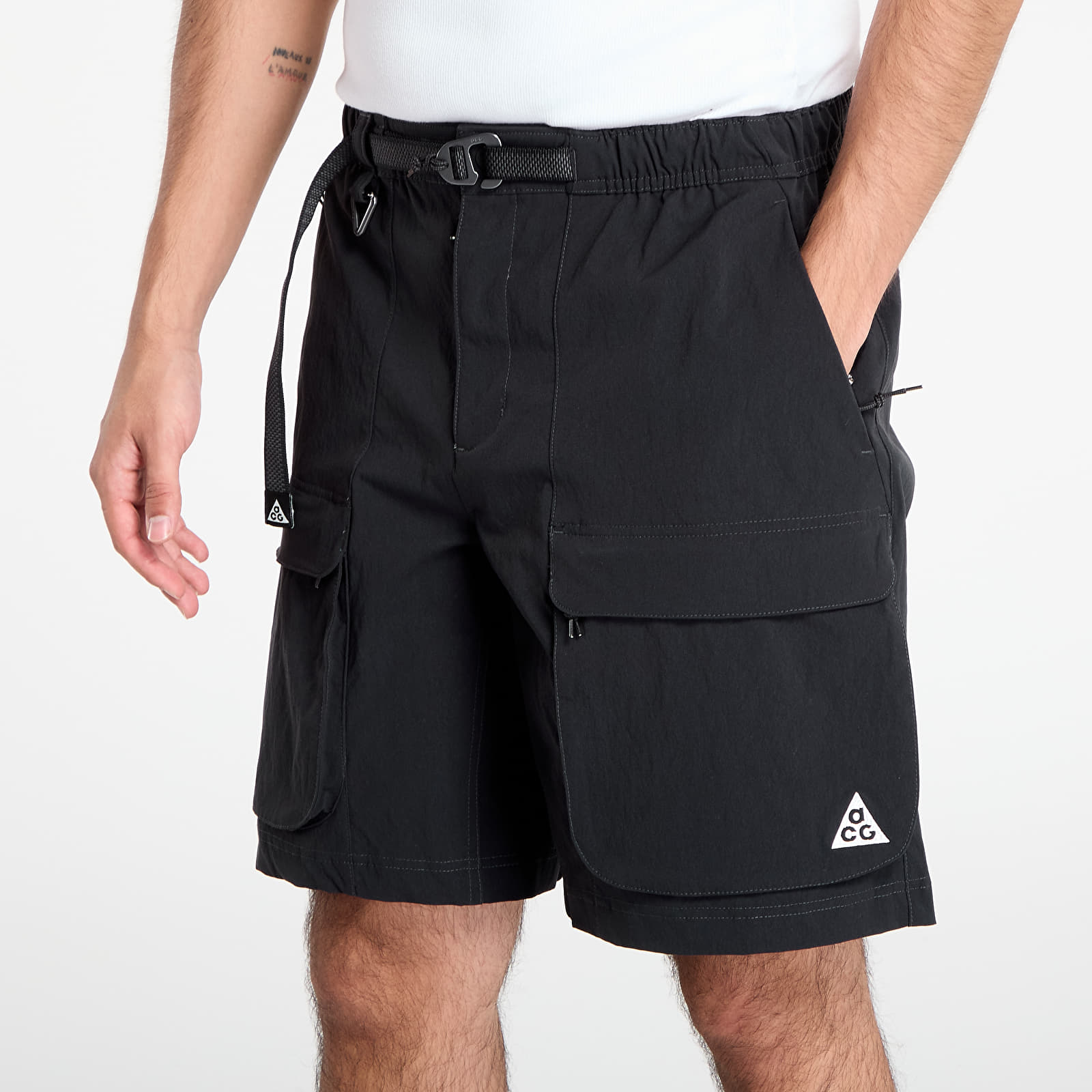 Men's shorts Nike ACG "Smith Summit" Men's Cargo Shorts Black/ Anthracite/ Summit White