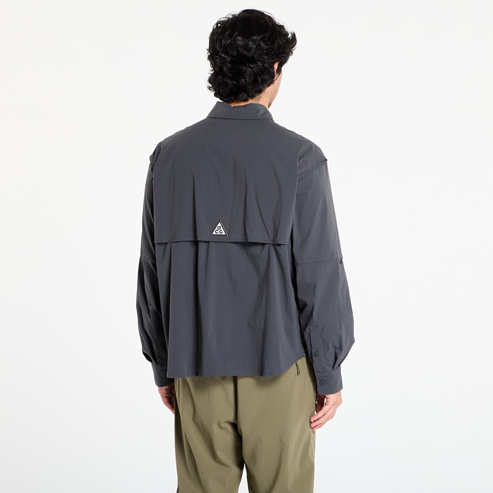 Camisas de homem Nike ACG "Orb Weaver" Dri-FIT ADV UV Long-Sleeve Shirt Anthracite/ Summit White/ Summit White