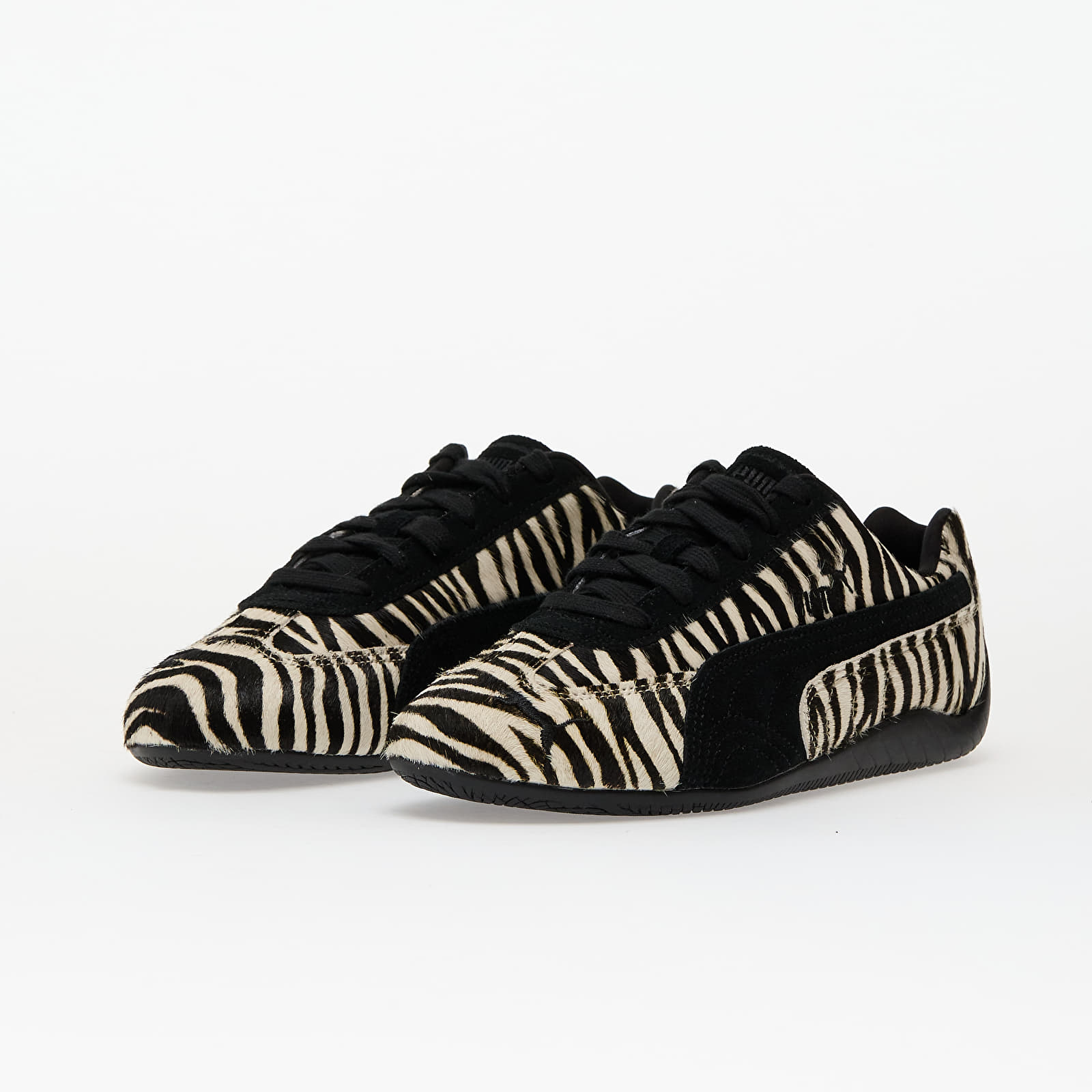 Women's sneakers and shoes Puma Speedcat Zebra Wns Warm White-Puma Black