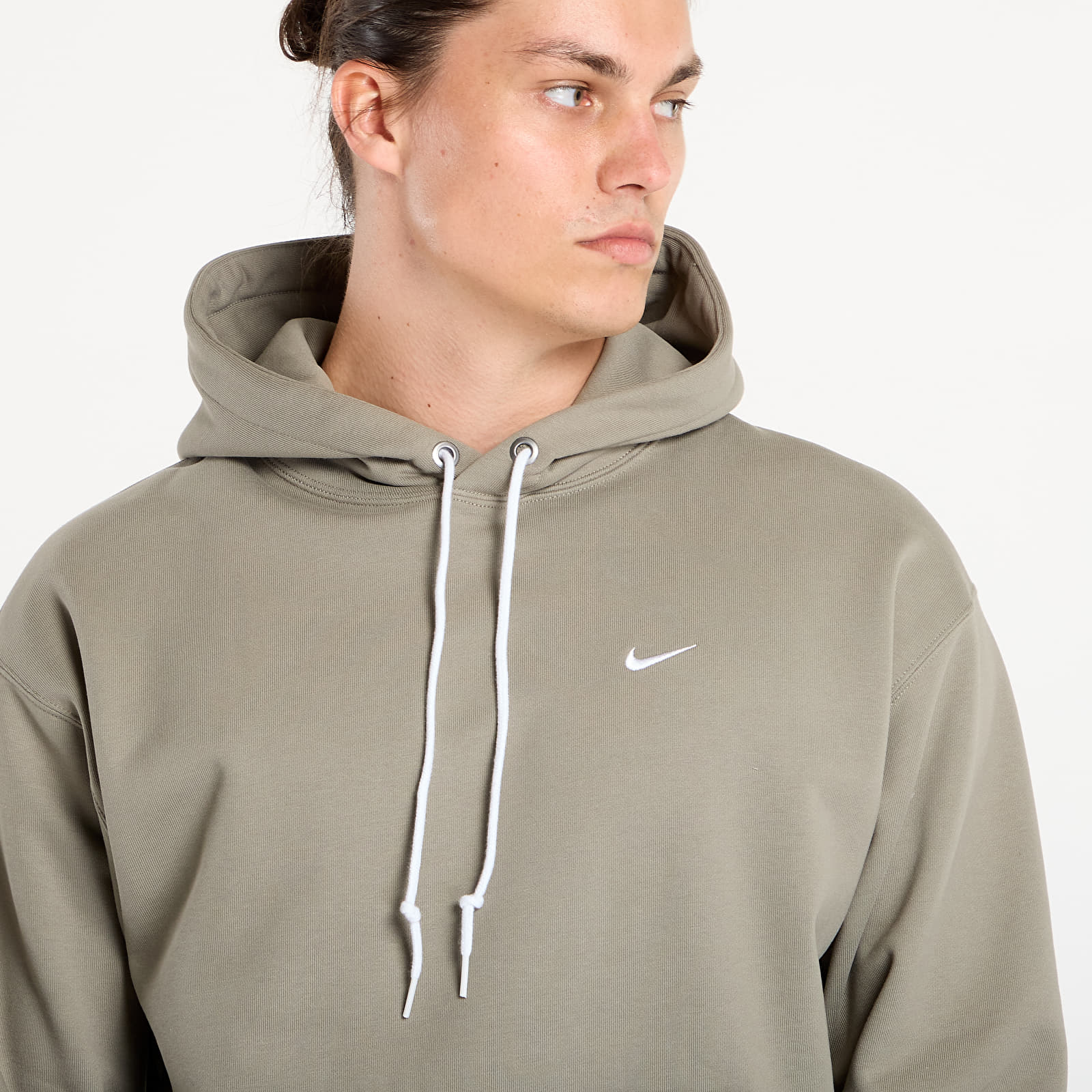 Sweatshirts til mænd Nike M Nk Solo Swoosh Fleece Po Hoodie Light Army