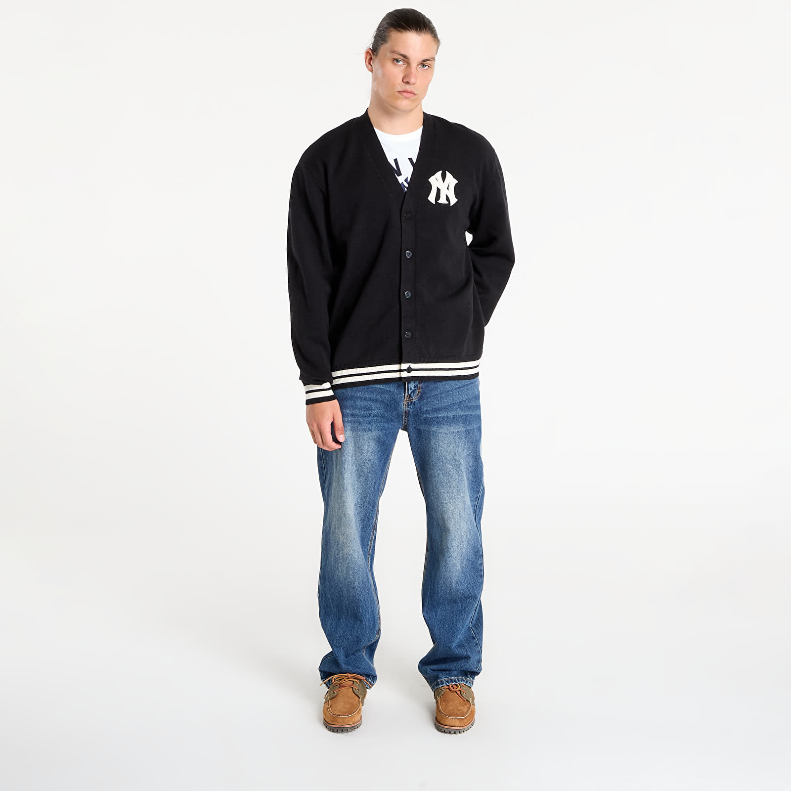 Men's sweaters New Era MLB Knit Cardigan New York Yankees UNISEX Black