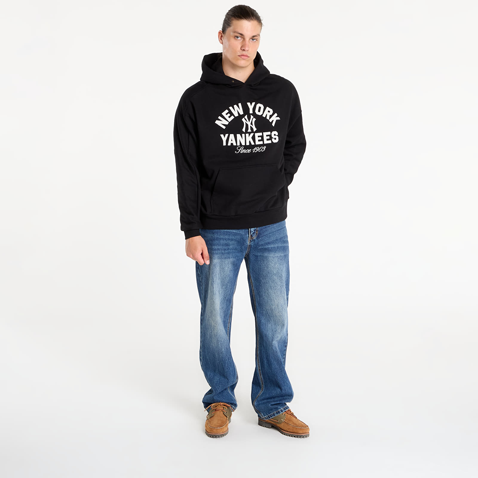 Men's sweatshirts New Era MLB Heritage Hoodie New York Yankees UNISEX Black
