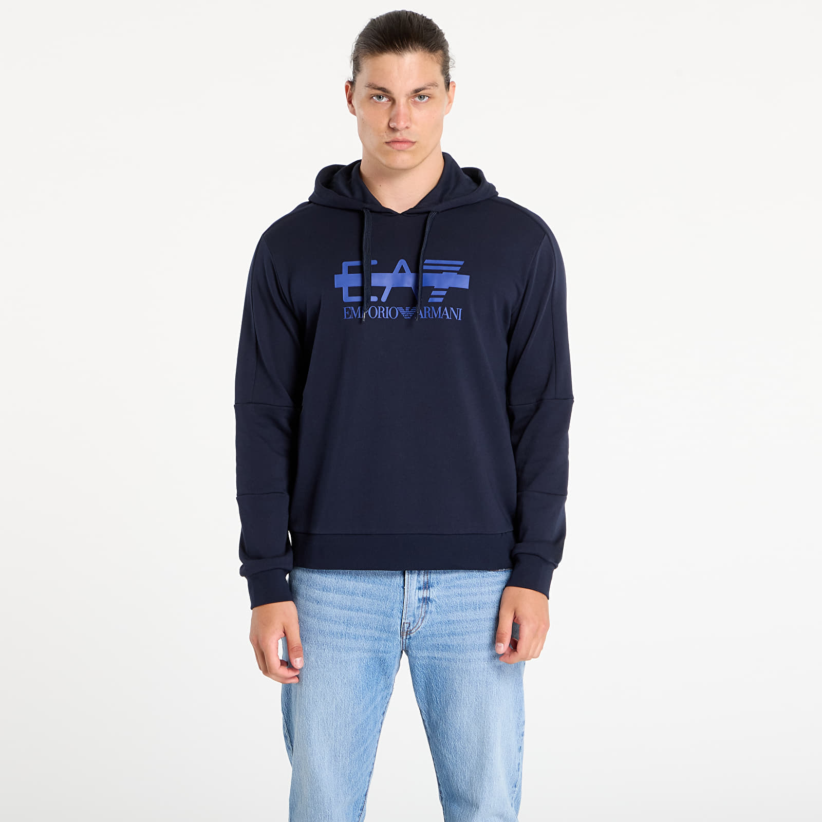 Hoodies and sweatshirts  EA7 Emporio Armani Train Logo Series M Hoodie Rn Armani Blue