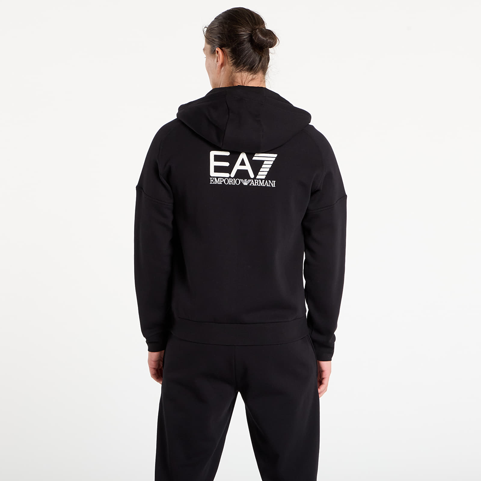 Hoodies and sweatshirts  EA7 Emporio Armani Train Visibility M T-Suit Hood Black / Cream