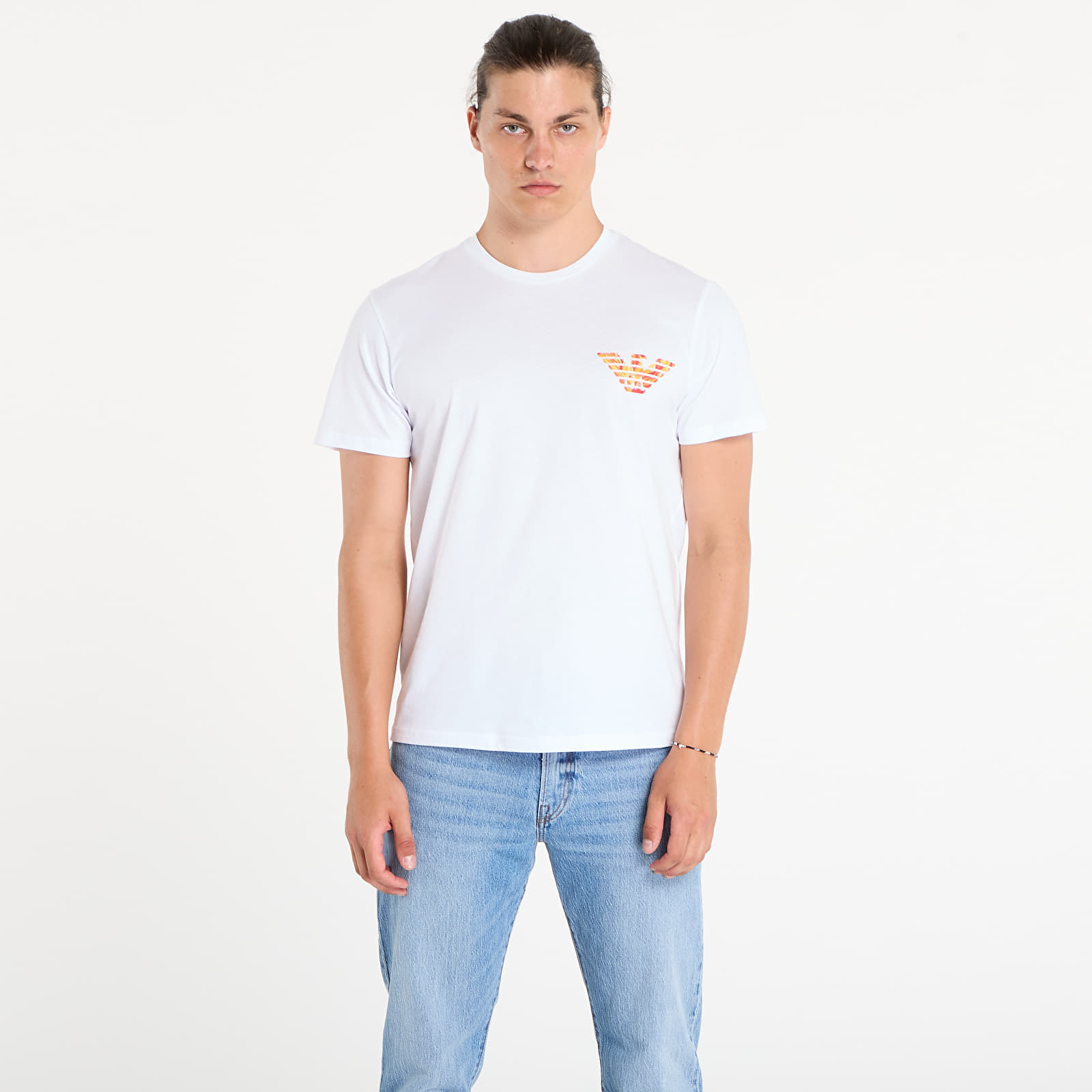 T-shirts EA7 Emporio Armani Crew Neck T-Shirt White Print Eagle