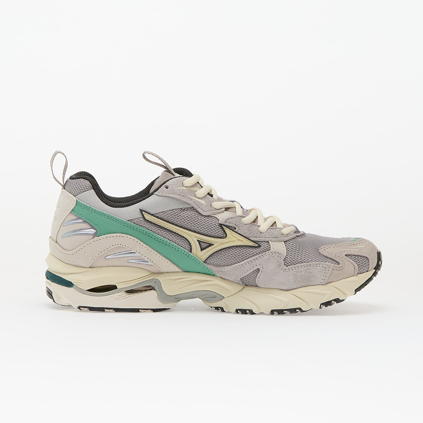 Herenschoenen Mizuno Wave Rider 10 Opal Gray/ Pristine/ Creme De Menthe