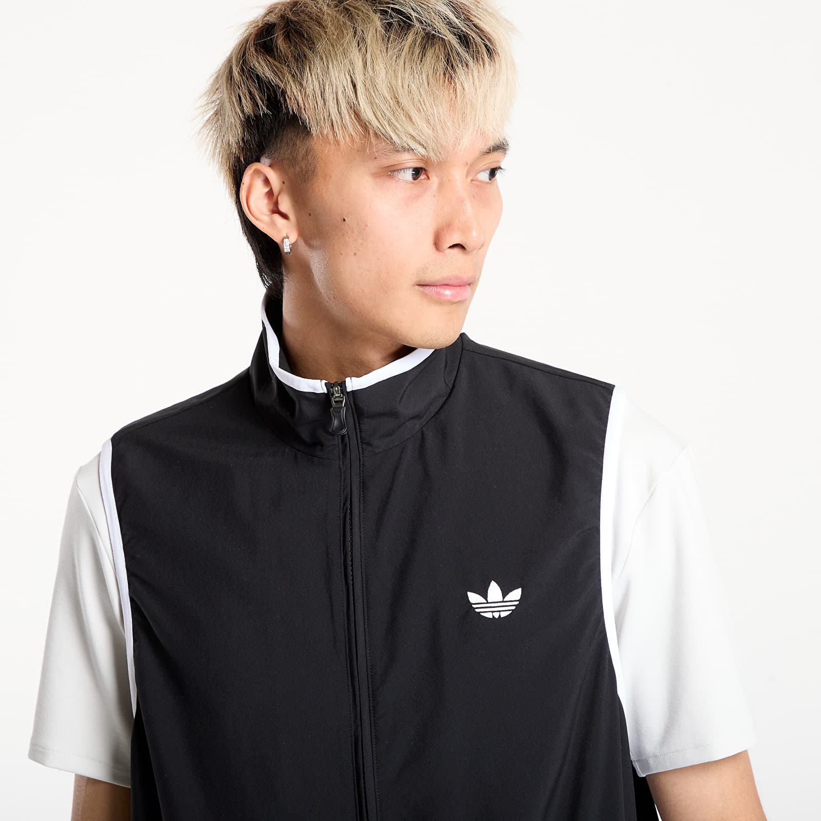Men's vests adidas Adicolor Vest Black/ Black