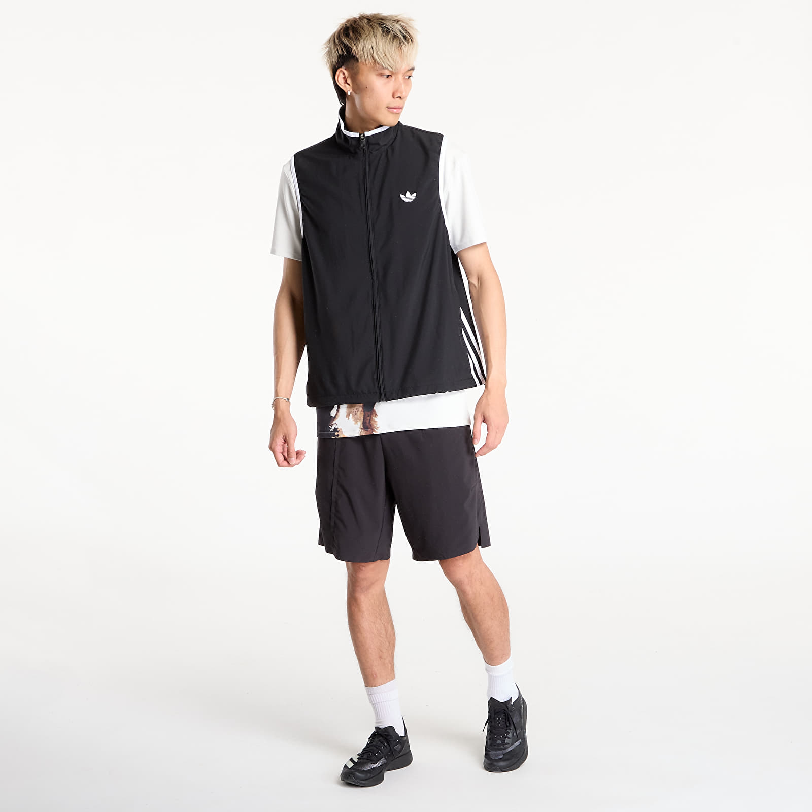 Men's vests adidas Adicolor Vest Black/ Black