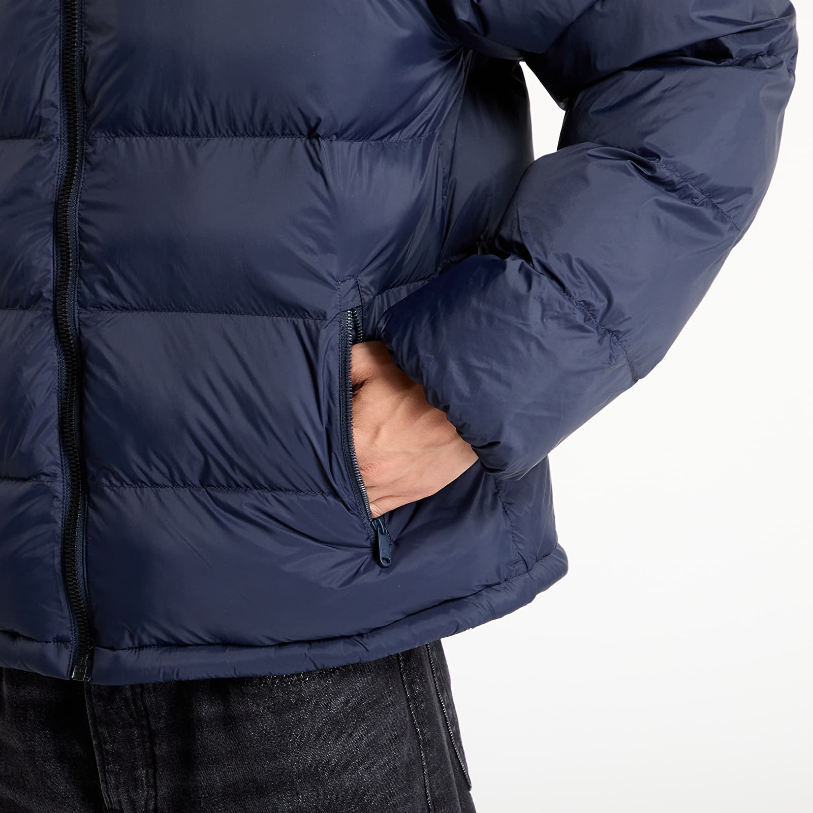 Daunenjacken für Männer Calvin Klein Jeans Ls Nylon Monogram Puff Jacket Blue